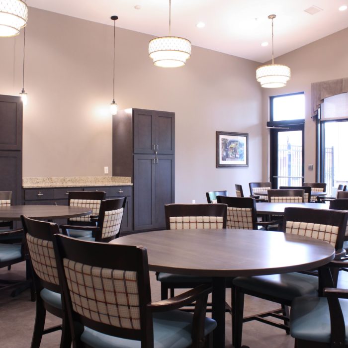 CBRF community area in CopperStone Assisted Living