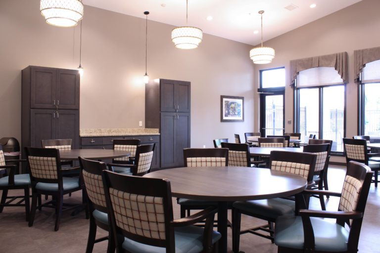 CBRF community area in CopperStone Assisted Living